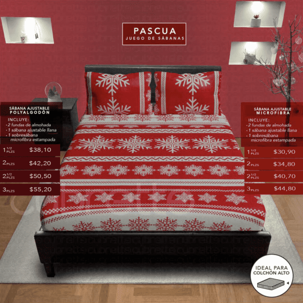 Sábanas Navidad Pascua