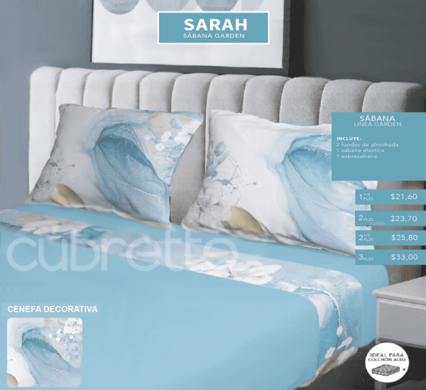 Sábanas Garden Premium Sarah