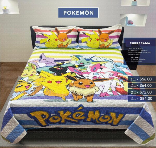 Cubrecamas Héroes Pokemón
