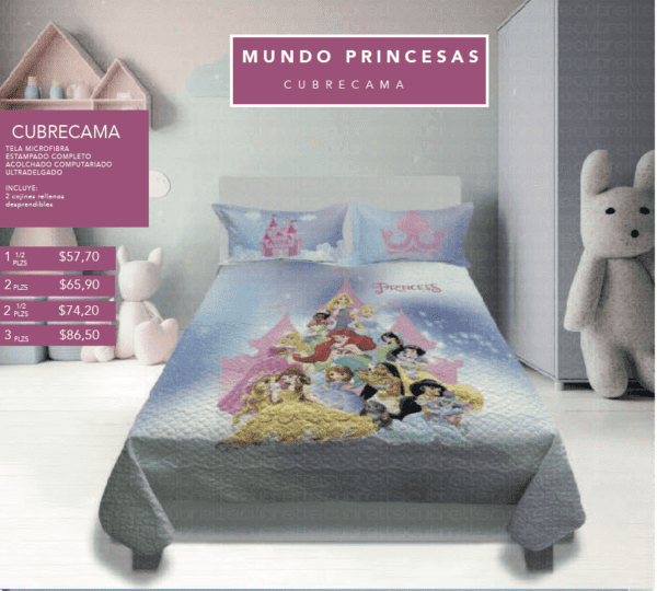 Cubrecamas Princesas 2