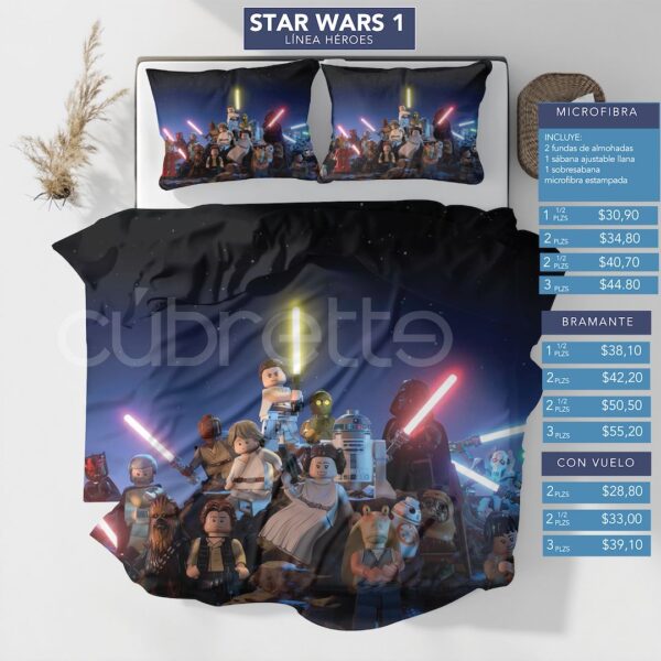 Sábanas Héroes Star Wars 1