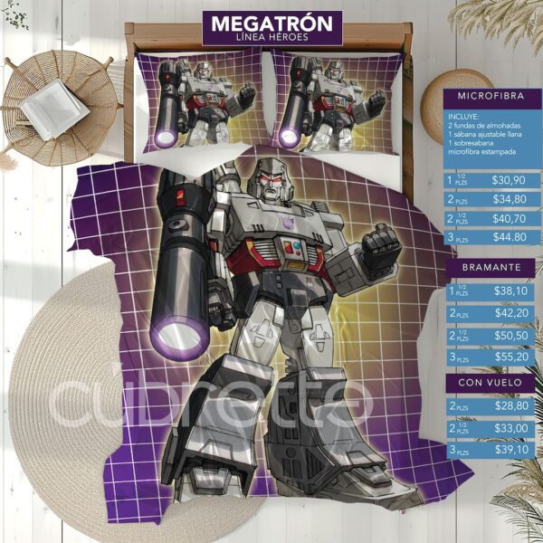 Sábanas Héroes Megatrón