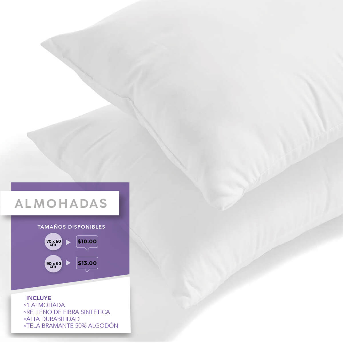 Almohadas en sommier discount center