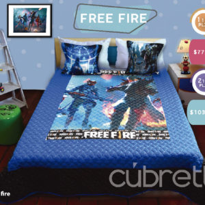 Cubrecamas Kids Free Fire