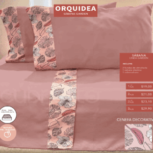 Sábanas Garden Orquídea