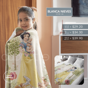 Cobija Térmica Infantil Blanca Nieves