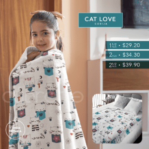 Cobija Térmica Infantil Cat Love