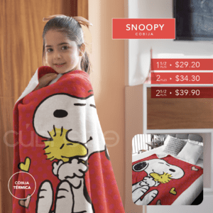 Cobija Térmica Infantil Snoopy