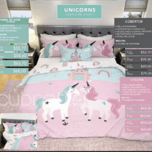 Funda de Duvet Unicorns