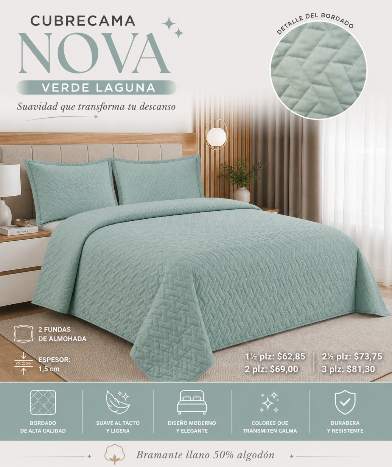CUBRECAMAS NOVA