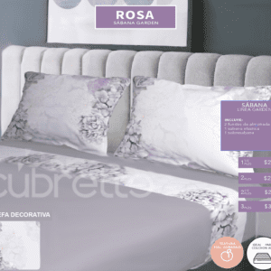 Sábanas Garden Premium Rosa