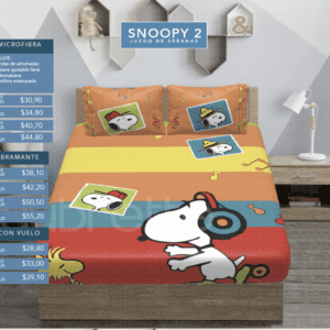 Sábanas Héroes Snoopy2