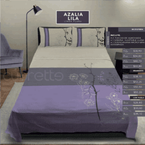 Sábanas Azalia Lila