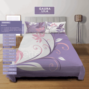 Sábanas Gaura Lila