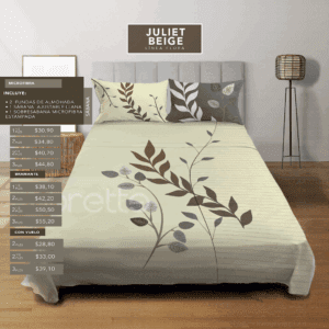 Sábanas Juliet Beige