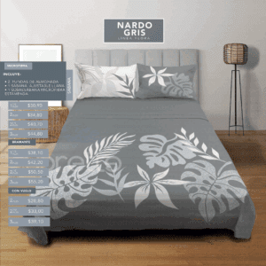 Sábanas Nardo Gris