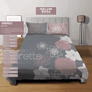 Sábanas Nelum Rosa