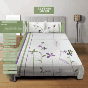 Sábanas Alyshia Limón