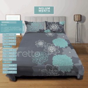 Sábanas Nelum Menta