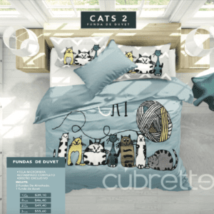 Funda de Duvet Cats 2