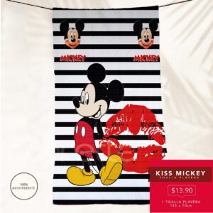 Toalla Kiss Mickey