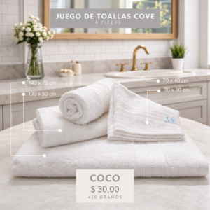 Jgo de Toallas Coco