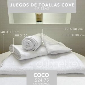 Jgo de Toallas Coco