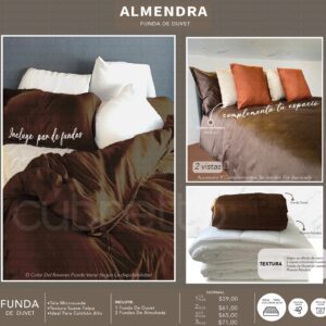 Funda de Duvet Almendra