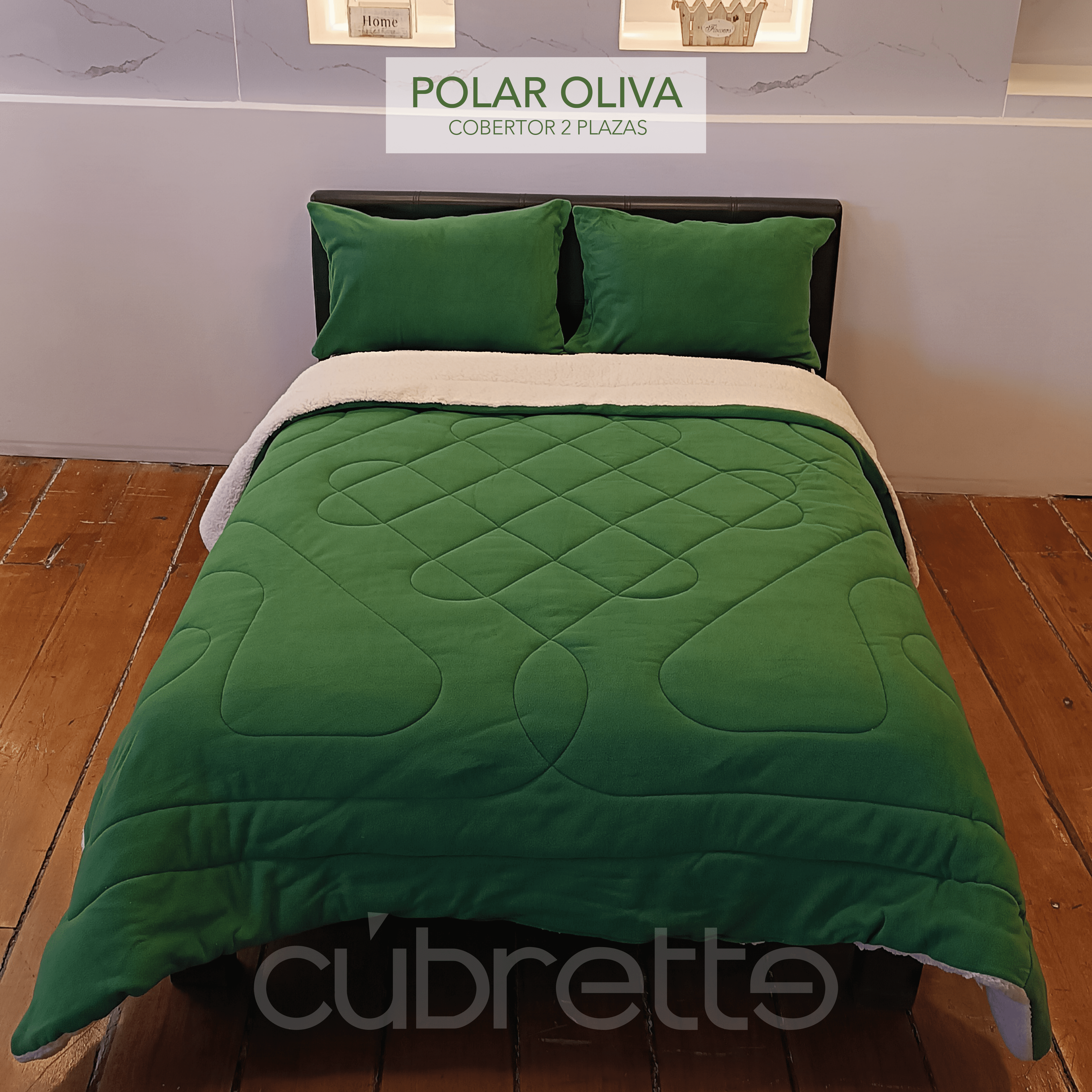 Cobertor Polar Oliva