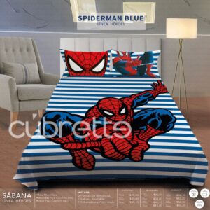 Sábanas Héroes Spiderman Blue