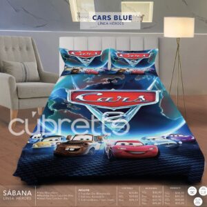 Sábanas Heroes Cars Blue