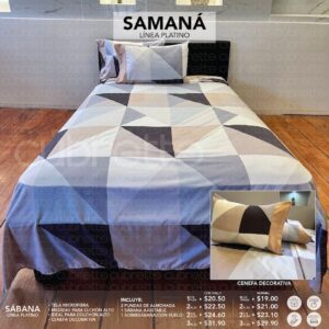 Sábanas Platino Samaná