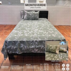 Sábanas Platino Monteverde