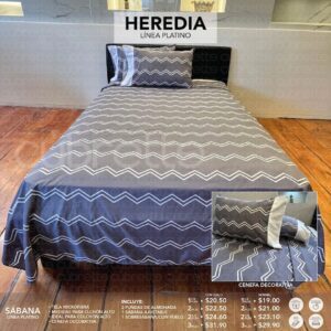 Sábanas Platino Heredia