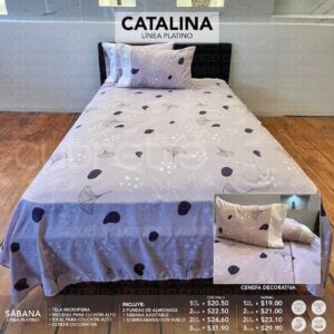 Sábanas Platino Catalina