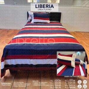 Sábanas Platino Liberia