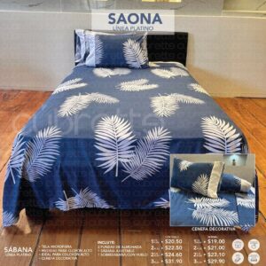 Sábanas Platino Saona