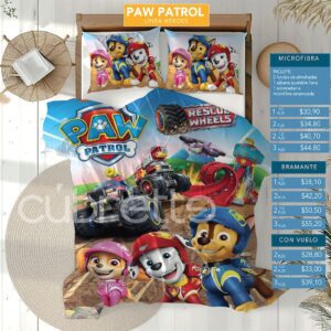 Sábanas Héroes Paw Patrol 2