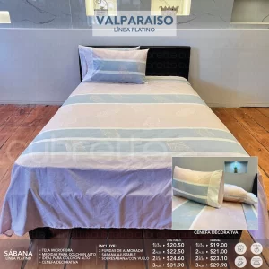 Sábanas Platino Valparaiso