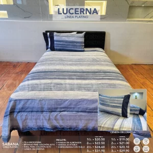 Sábanas Platino Lucerna