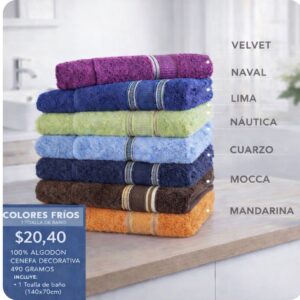Toallas Nova Colores Fríos