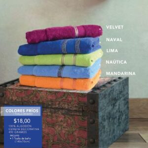 Toallas Nova Colores Fríos