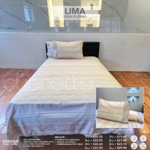 Sábanas Platino Lima