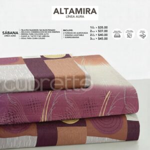 Sábanas Aura Altamira