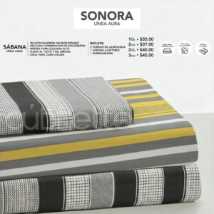 Sábanas Aura Sonora
