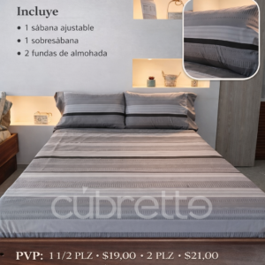 Sábanas Platino Gante