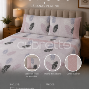 Sábanas Platino Burgos