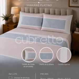 Sábanas Platino Oviedo