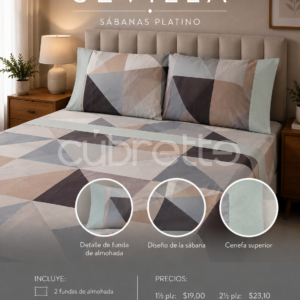 Sábanas Platino Sevilla