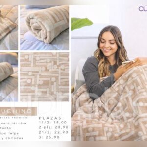 Cobija Jacqard Capuchino